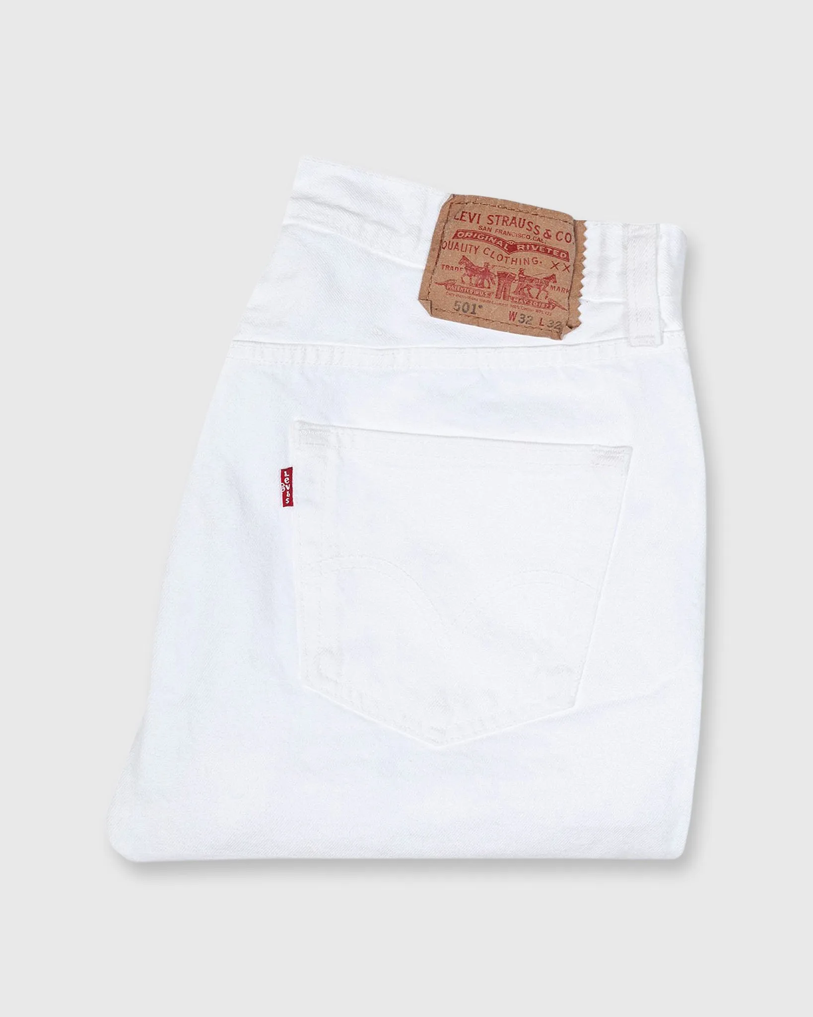 501 Jean in White