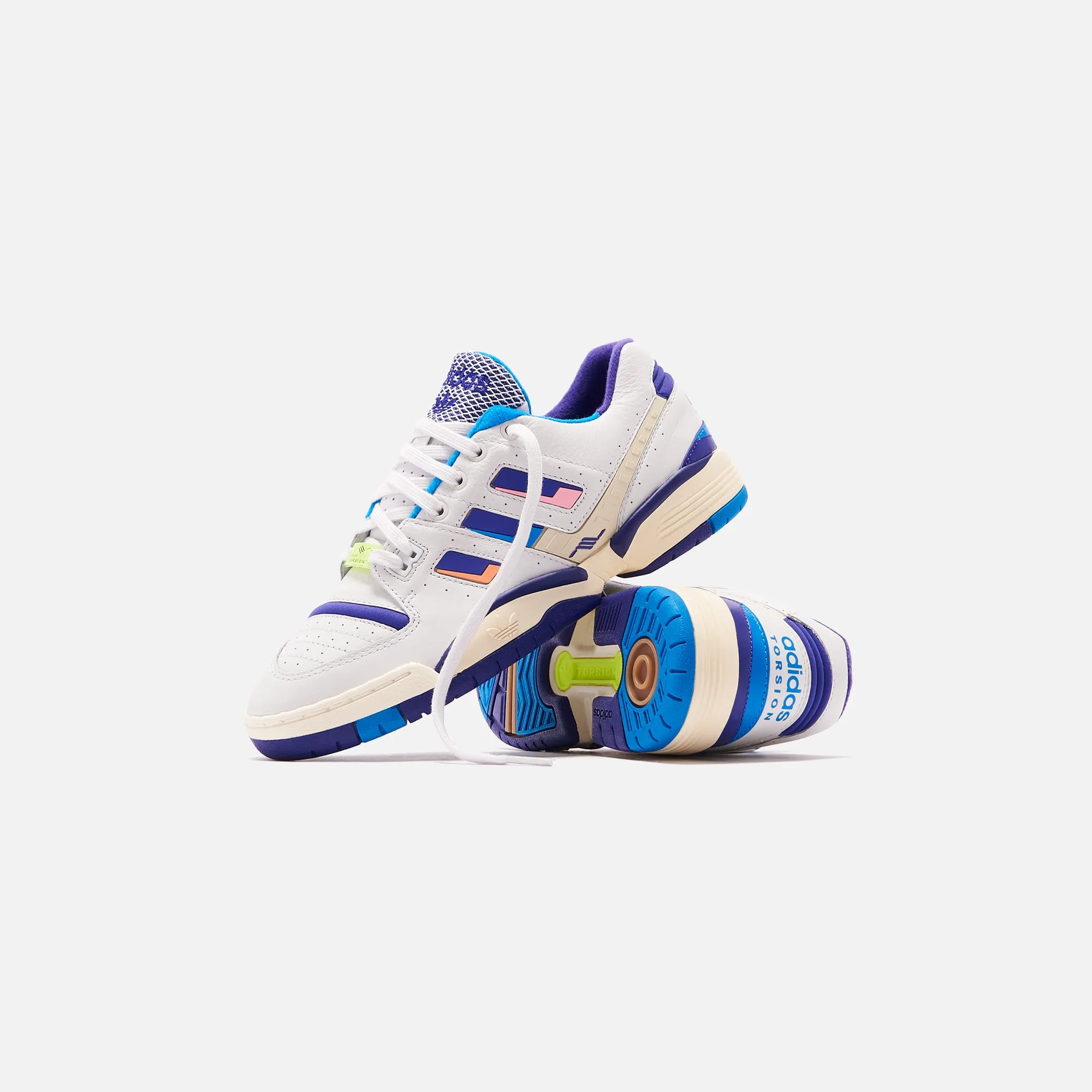 adidas Consortium Torsion Edberg Comp - Crayon White / Bright Blue