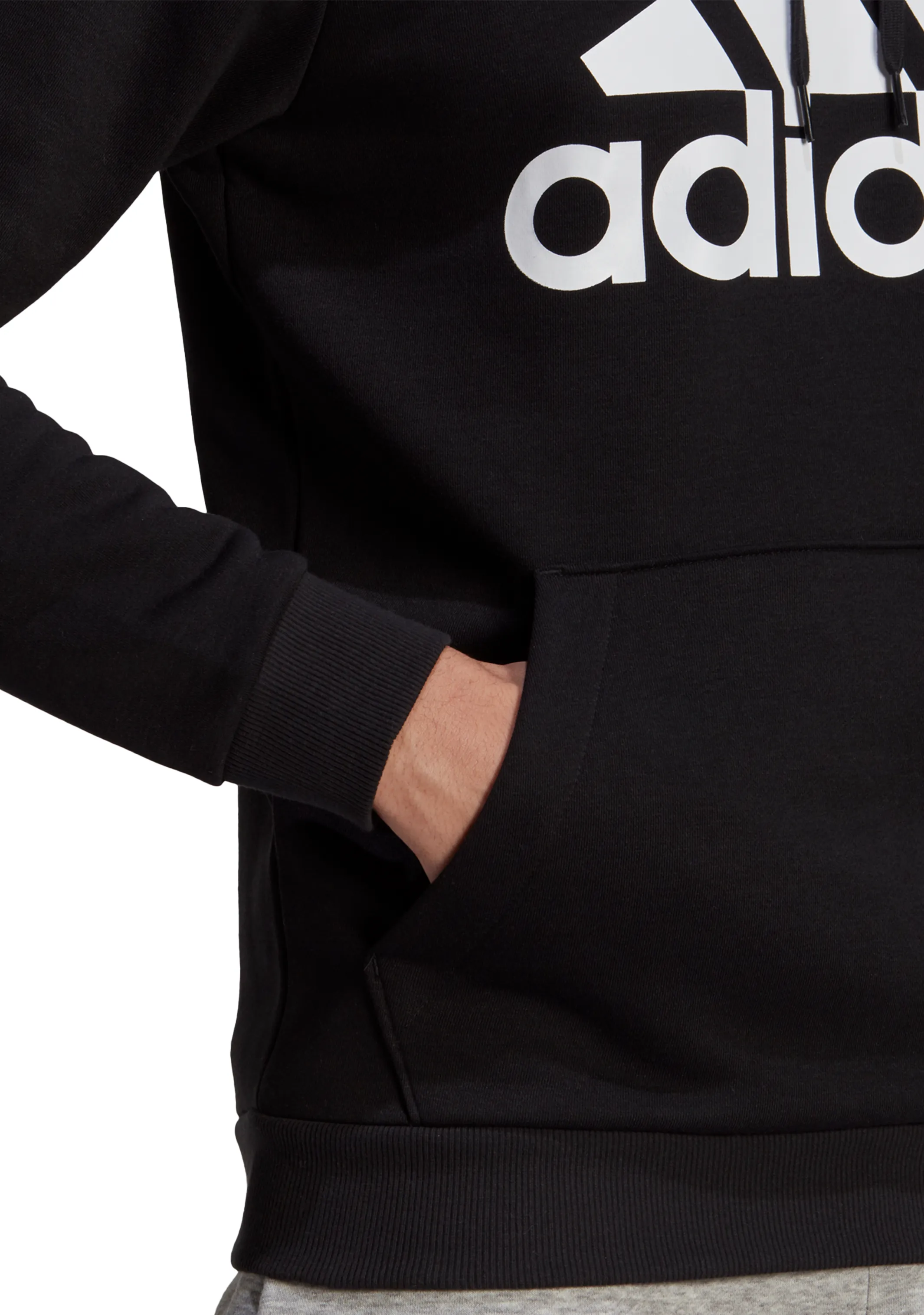 Adidas Mens Essentials Big Logo Hoodie <br> GK9220