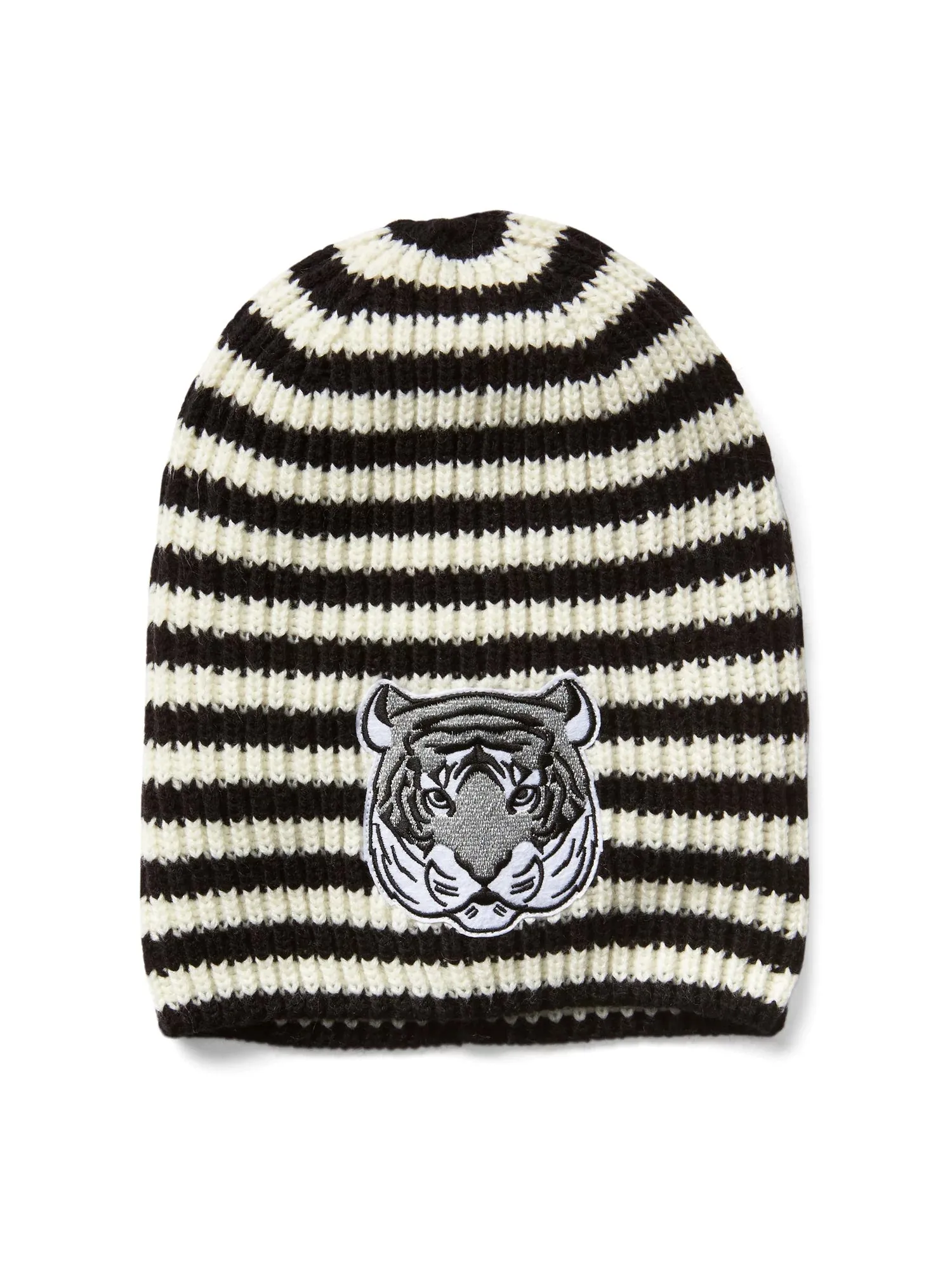 Animal graphic beanie - black stripe tiger