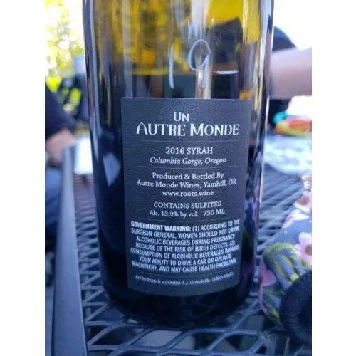 Autre Monde Syrah 2016 (750ml)