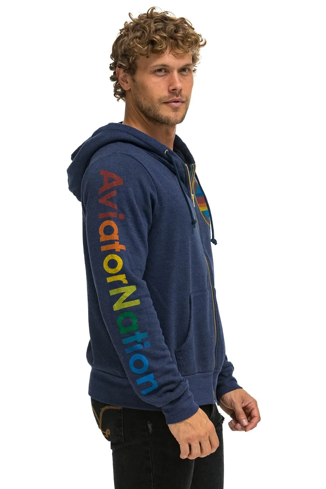 AVIATOR NATION HOODIE - NAVY