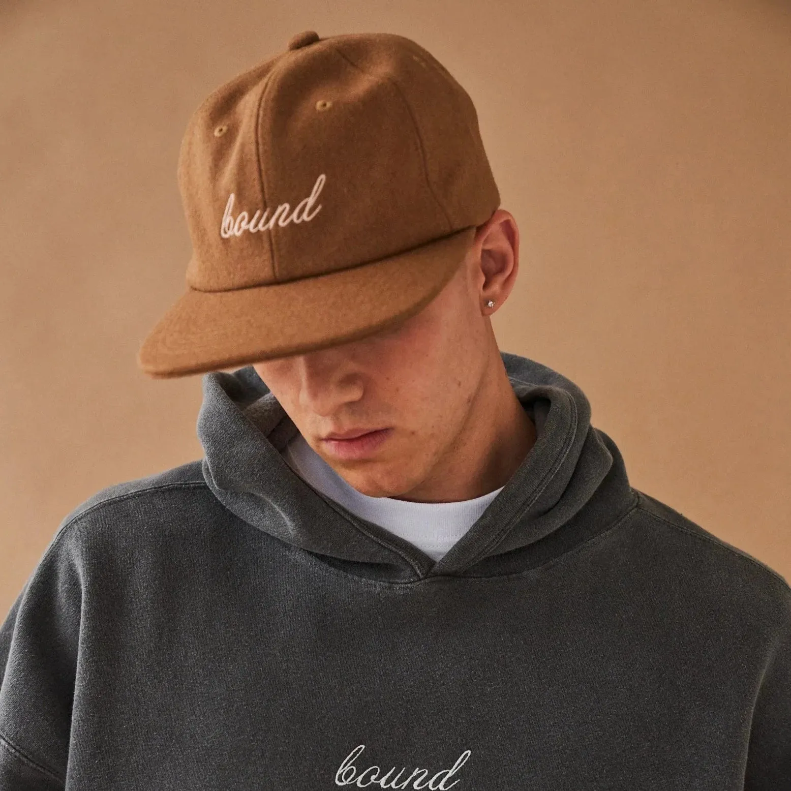 bound 'Rupert' Wool Retro Cap