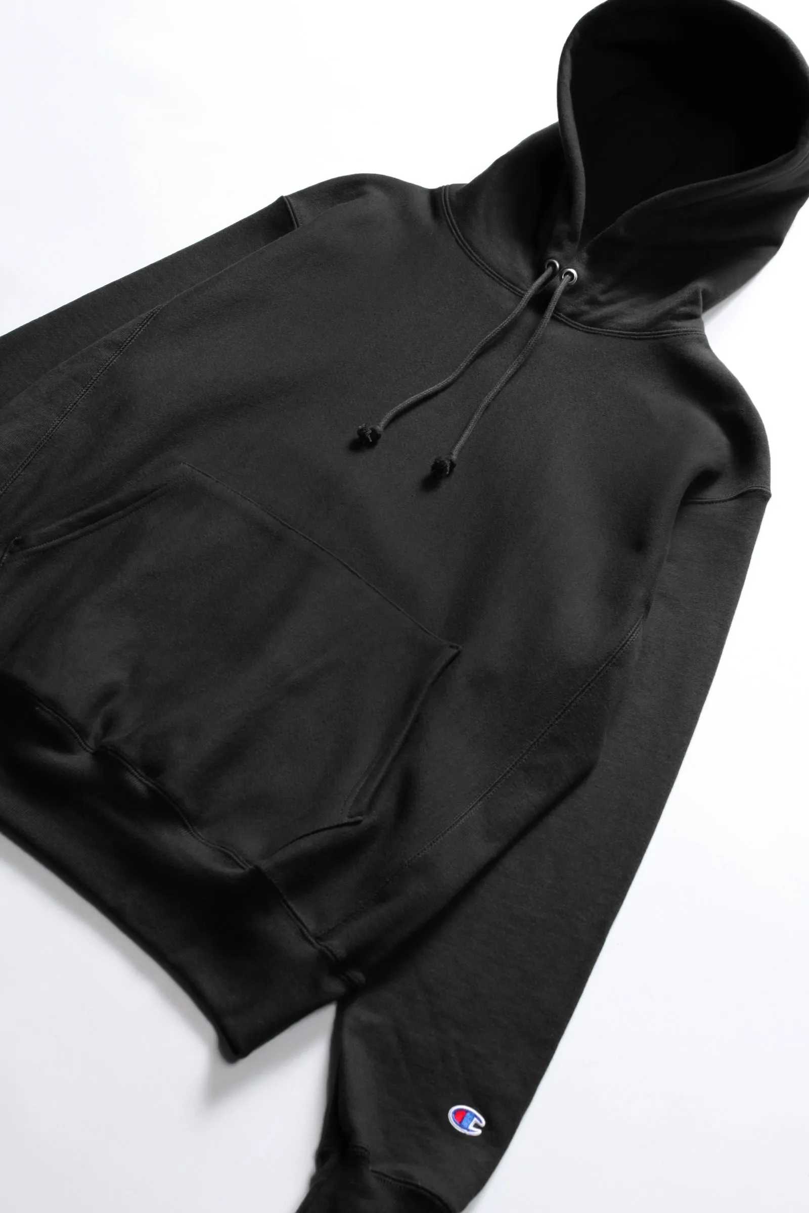 Champion - 12oz USA Reverse Weave Hoodie - Black