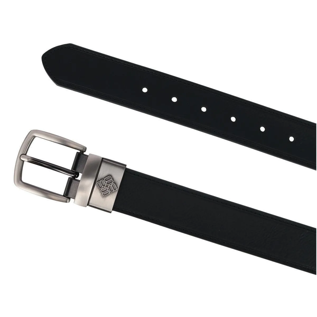 Columbia Men's Reversible Dress Belt with Embossed Buckle