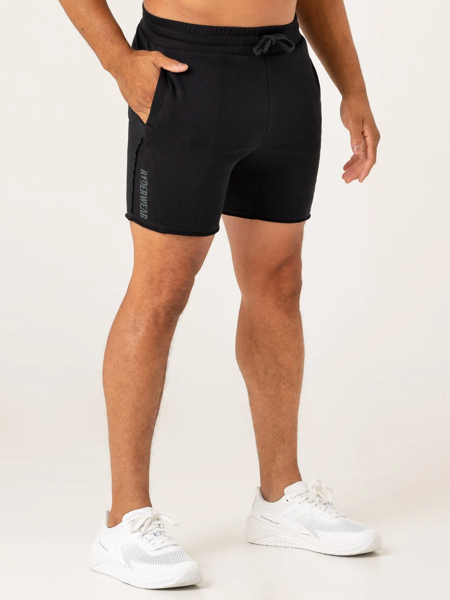 Force 6" Track Shorts - Black