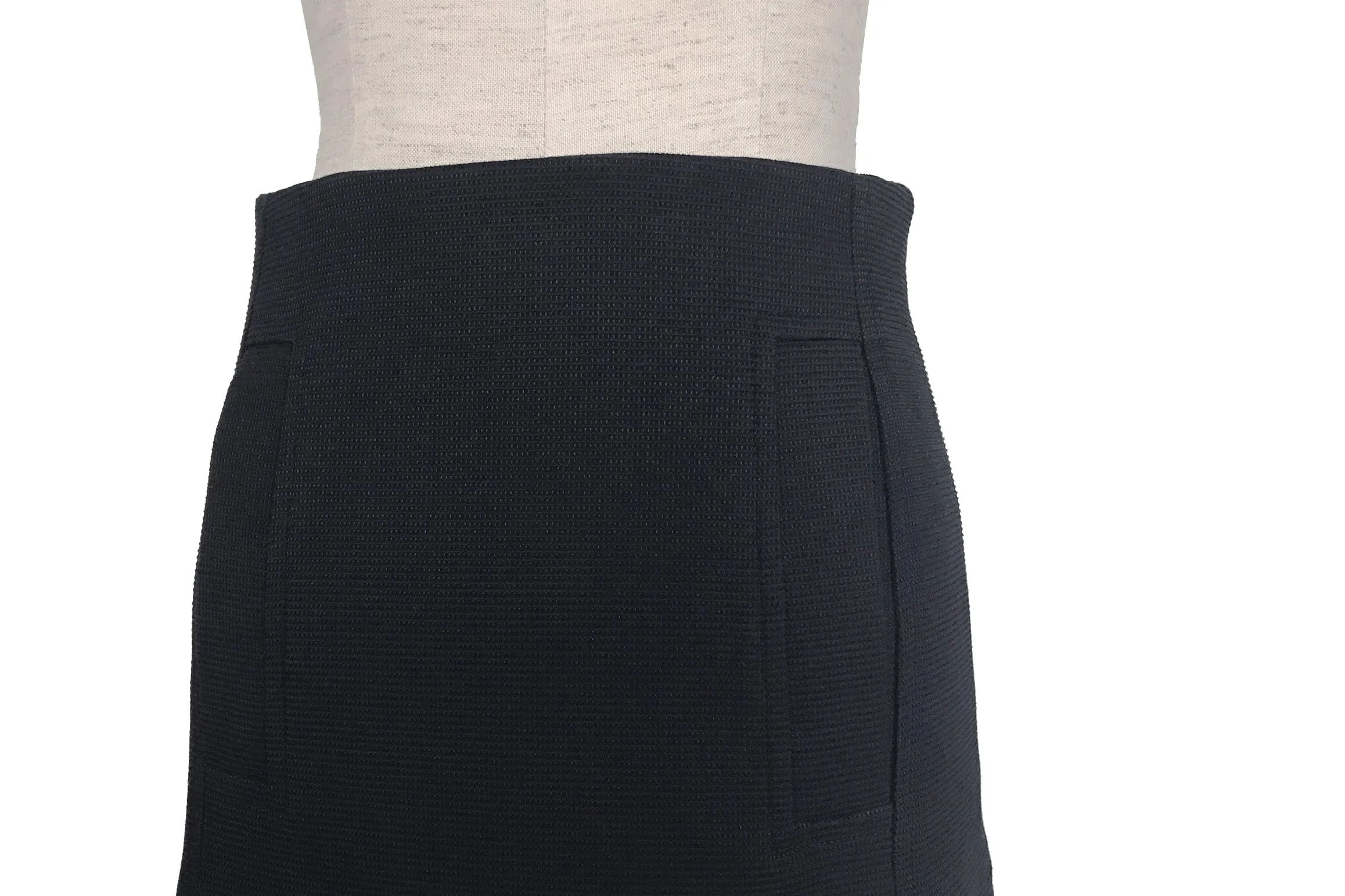 Further Sale! Black Flounce Wide Hem Skirt