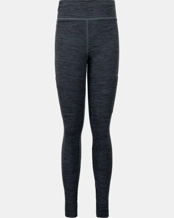 Girls Pitch Gray Cargo Leggings | Under Armour