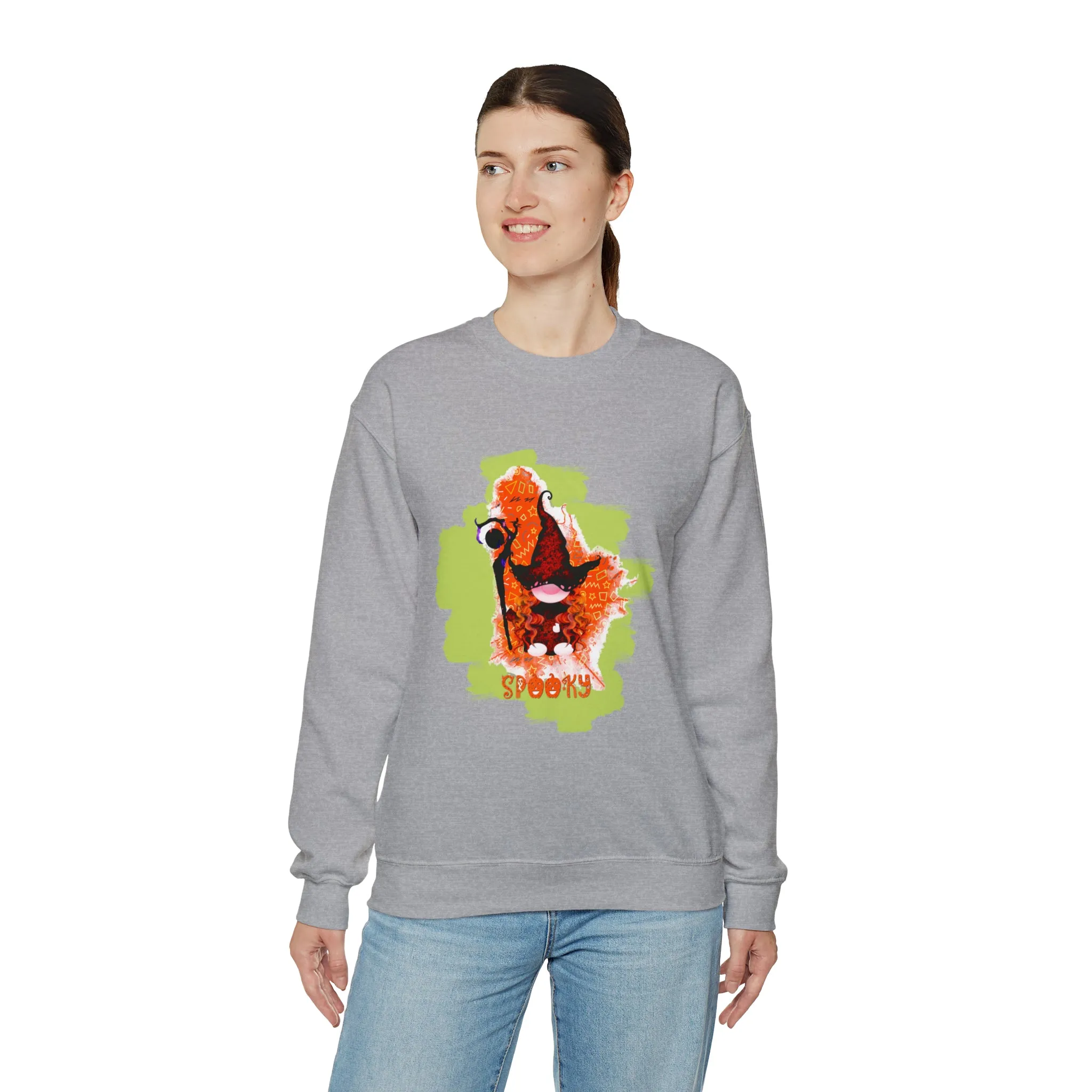 Gnome witch Unisex Heavy Blend™ Crewneck Sweatshirt