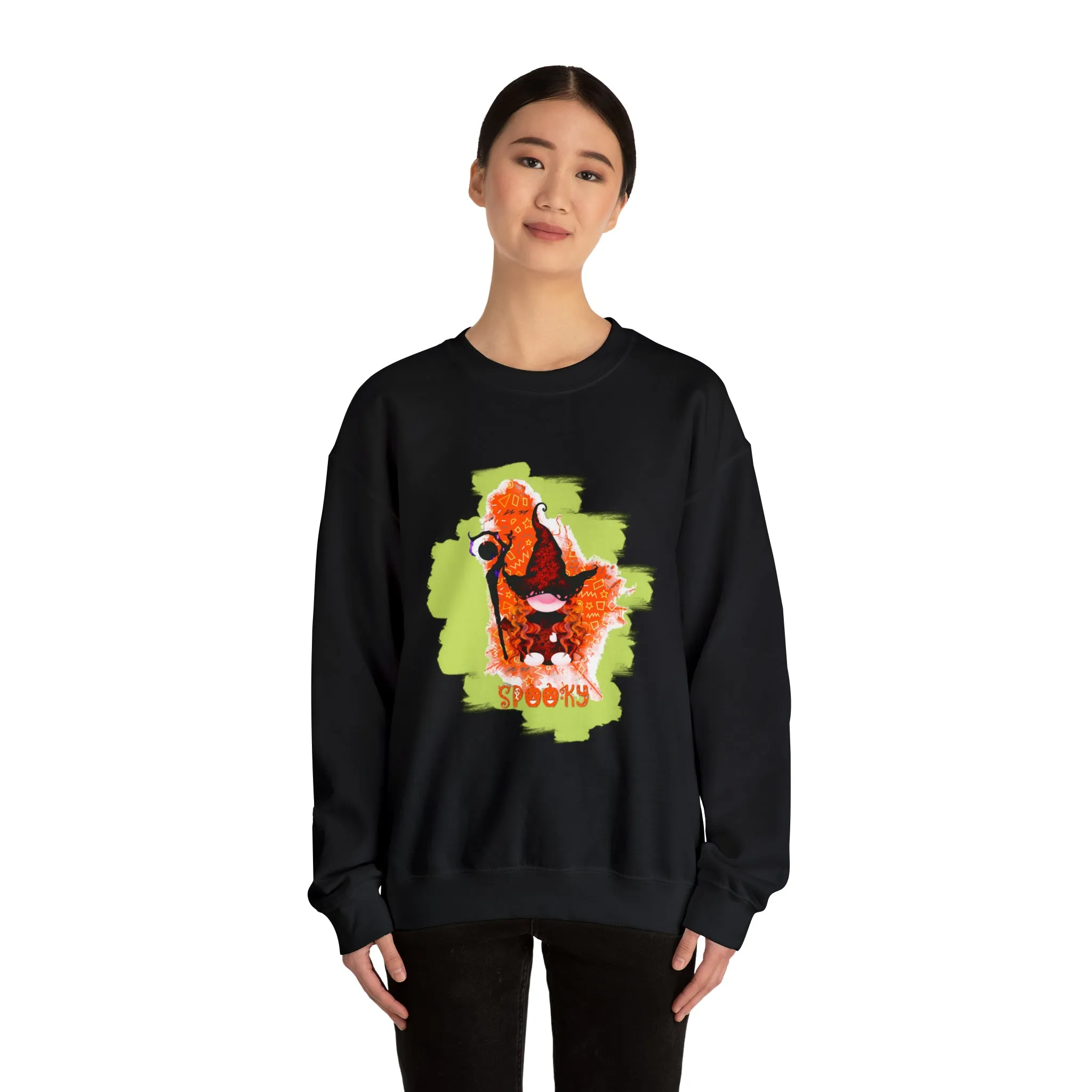 Gnome witch Unisex Heavy Blend™ Crewneck Sweatshirt