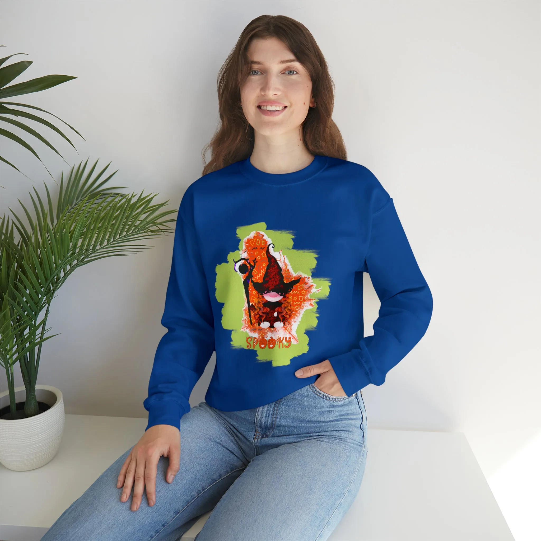 Gnome witch Unisex Heavy Blend™ Crewneck Sweatshirt