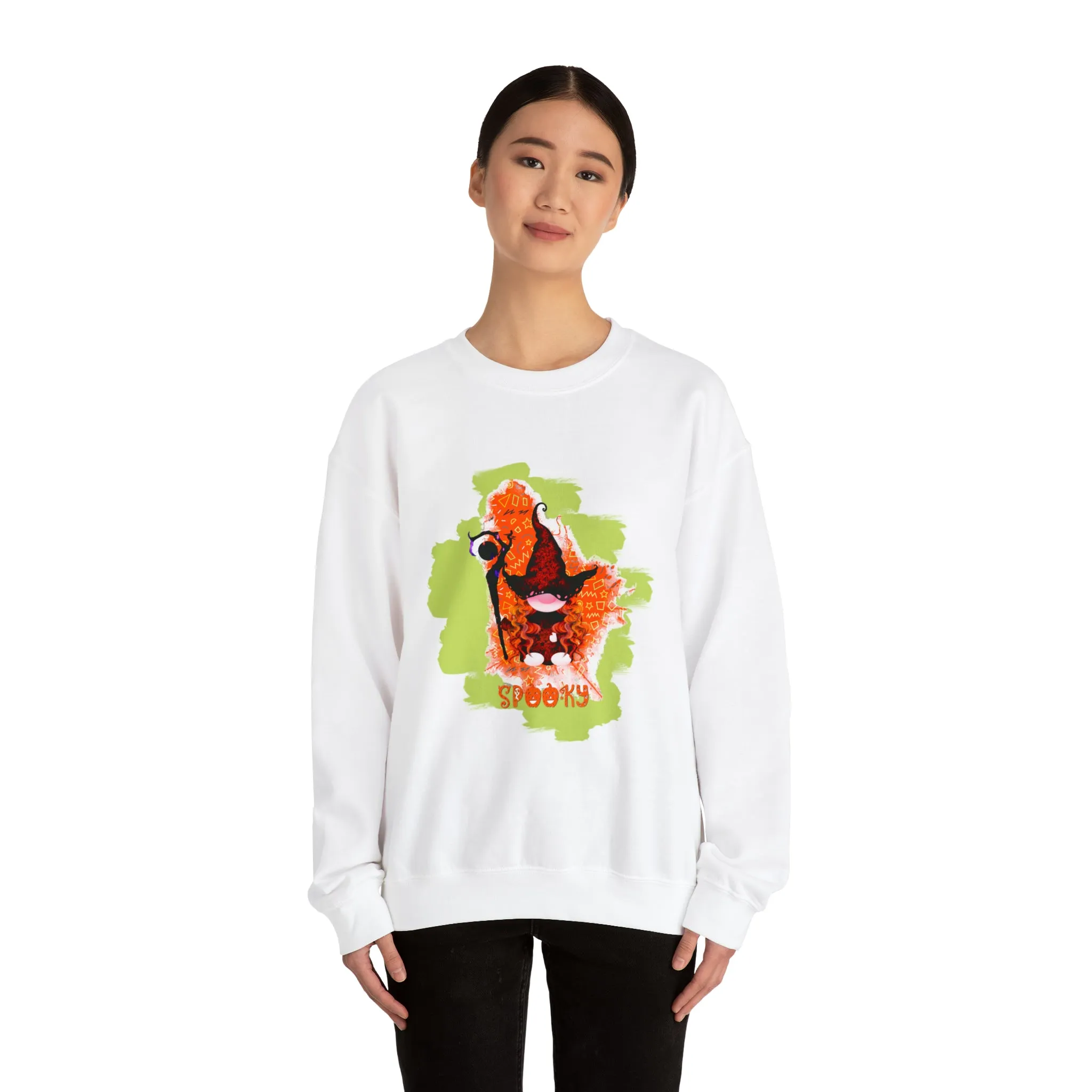 Gnome witch Unisex Heavy Blend™ Crewneck Sweatshirt