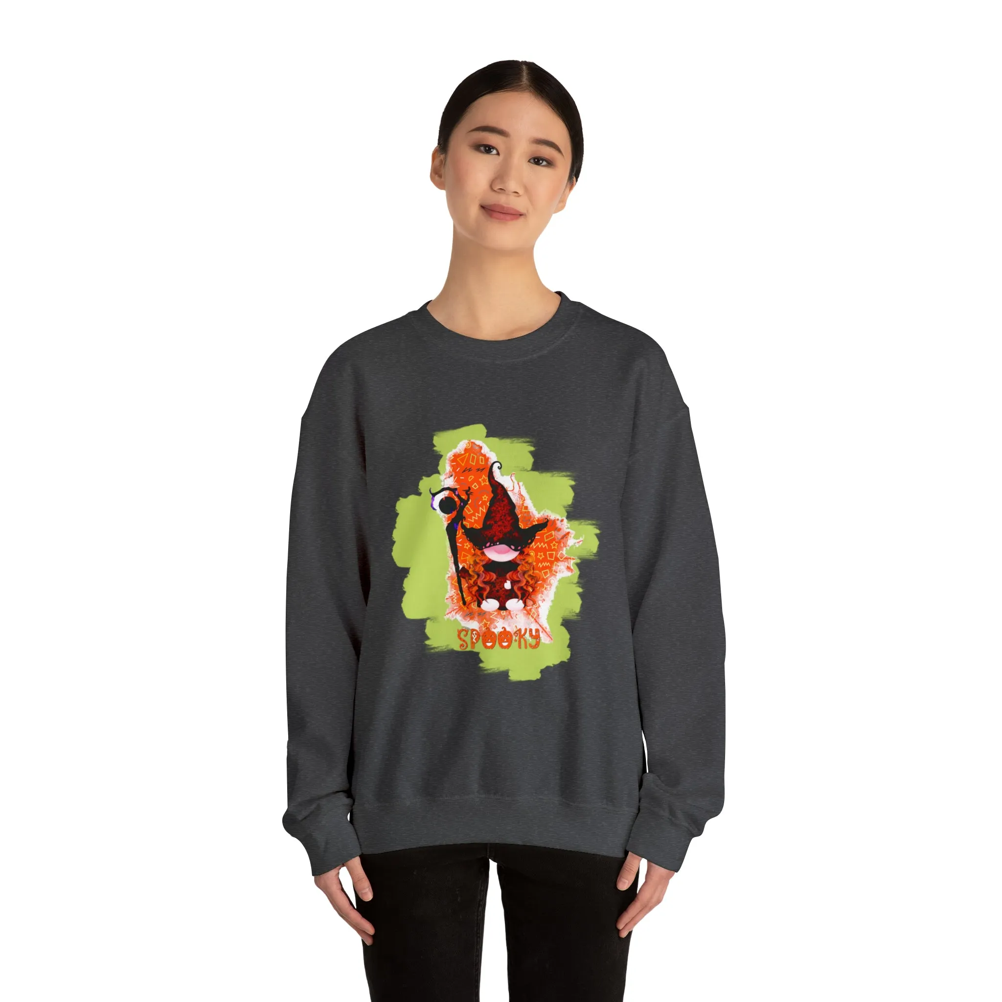 Gnome witch Unisex Heavy Blend™ Crewneck Sweatshirt