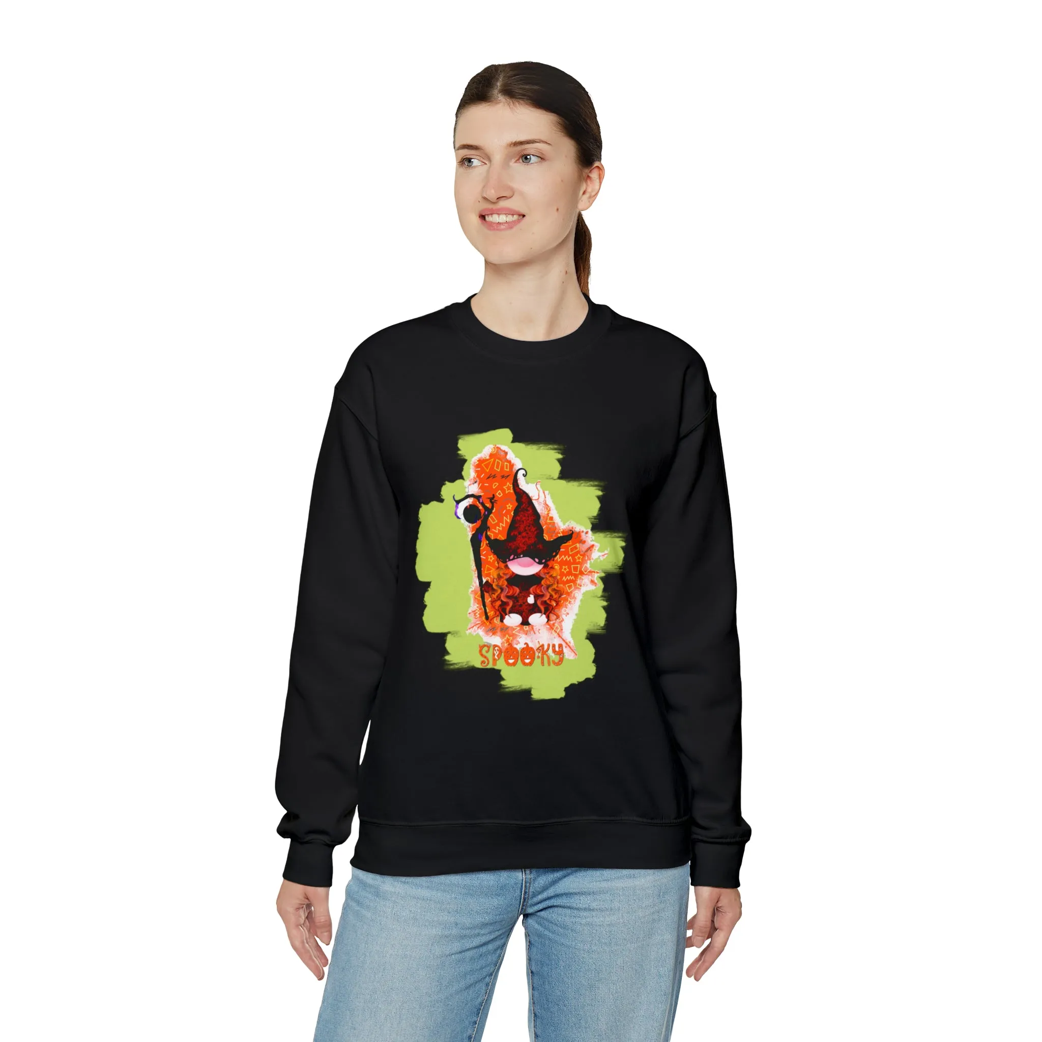 Gnome witch Unisex Heavy Blend™ Crewneck Sweatshirt