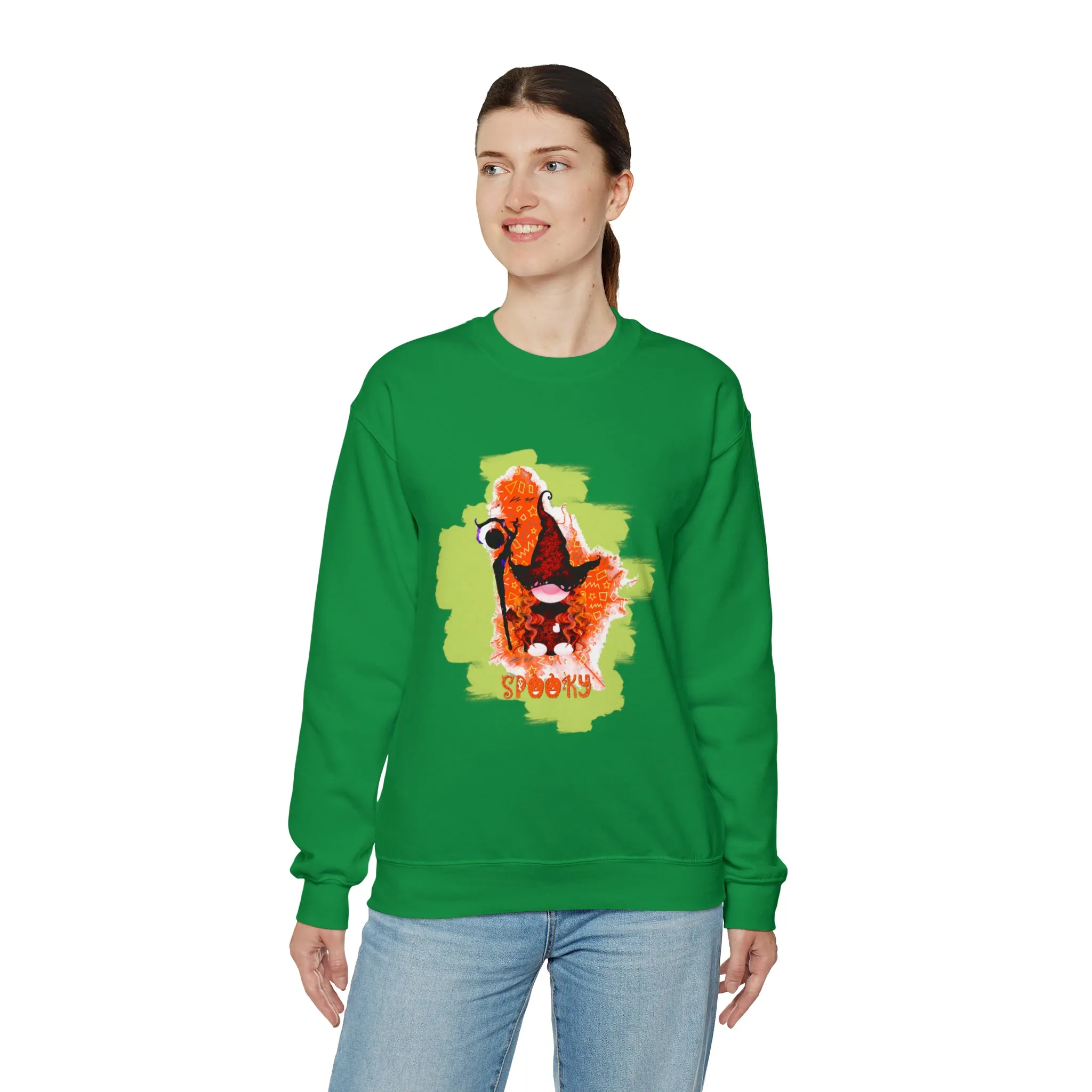 Gnome witch Unisex Heavy Blend™ Crewneck Sweatshirt