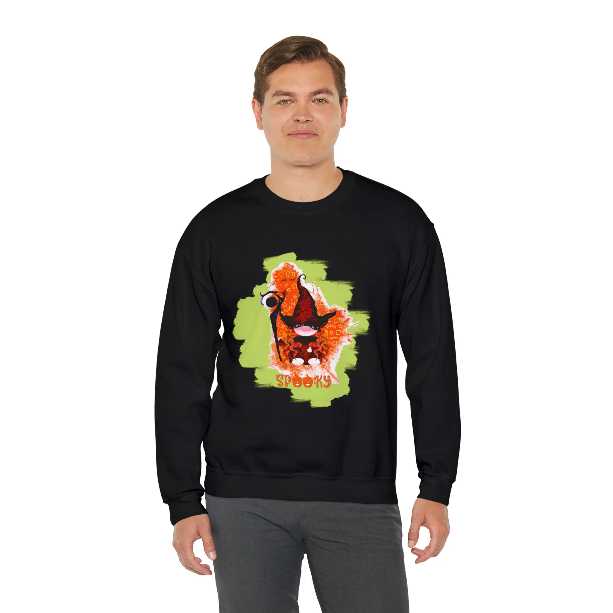 Gnome witch Unisex Heavy Blend™ Crewneck Sweatshirt