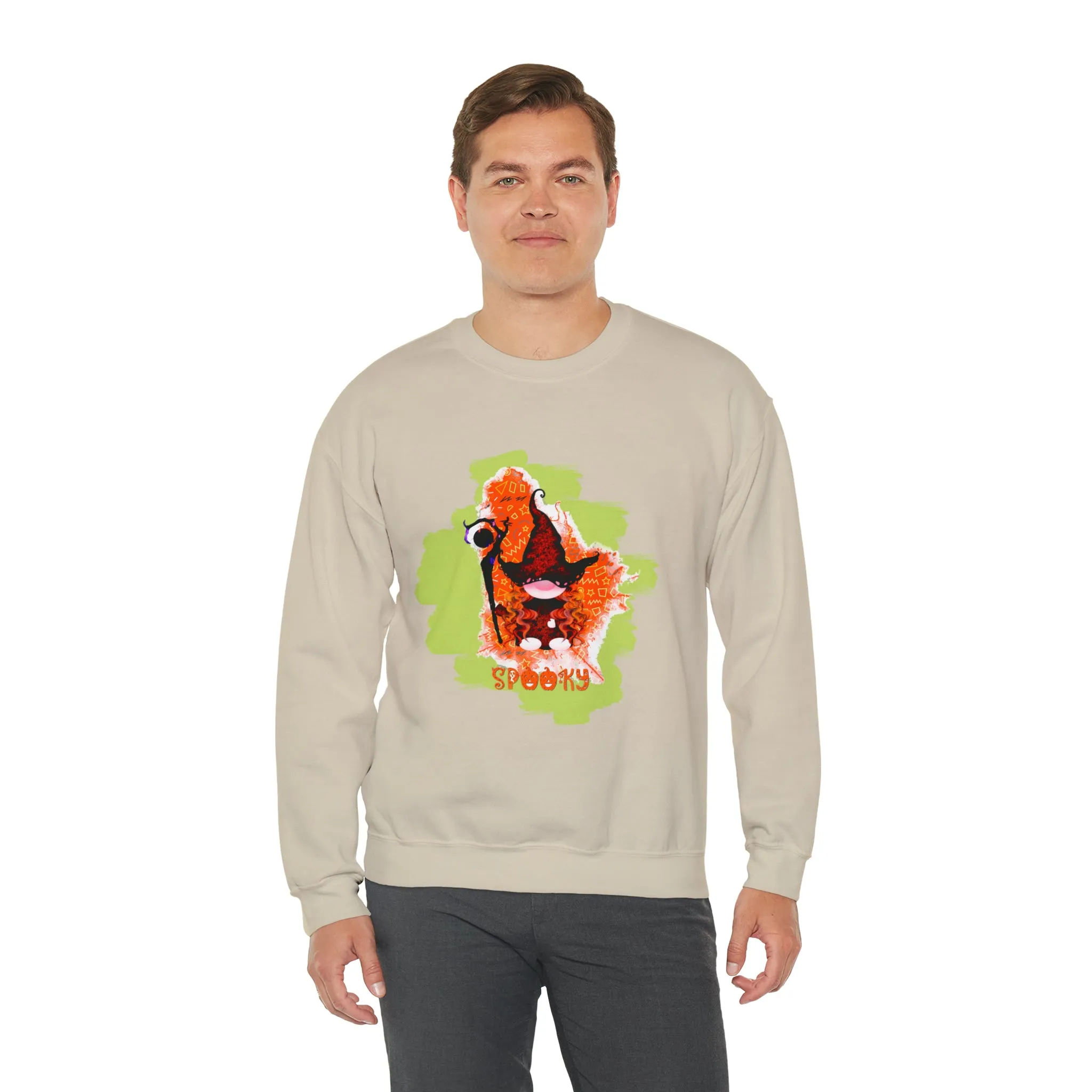 Gnome witch Unisex Heavy Blend™ Crewneck Sweatshirt