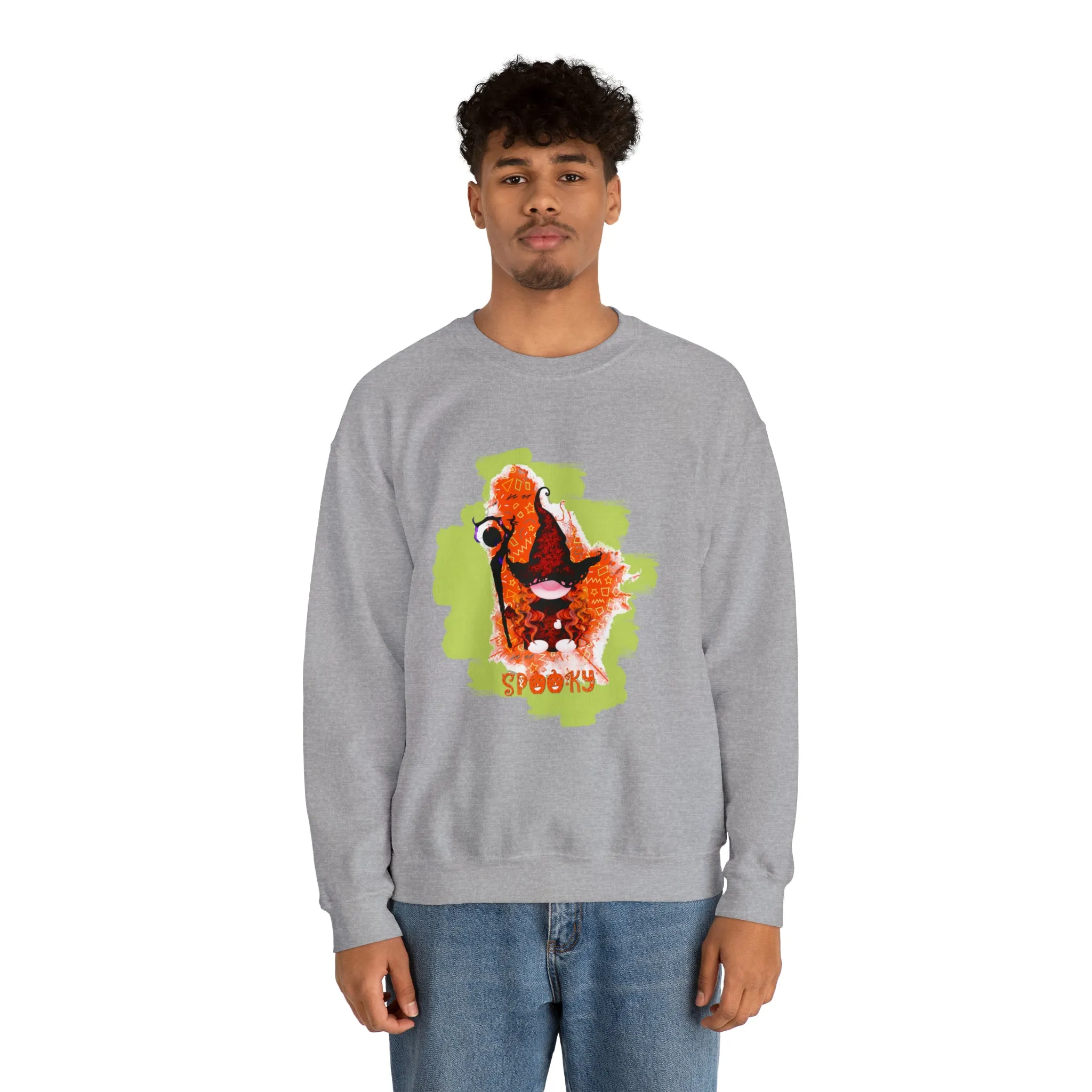 Gnome witch Unisex Heavy Blend™ Crewneck Sweatshirt