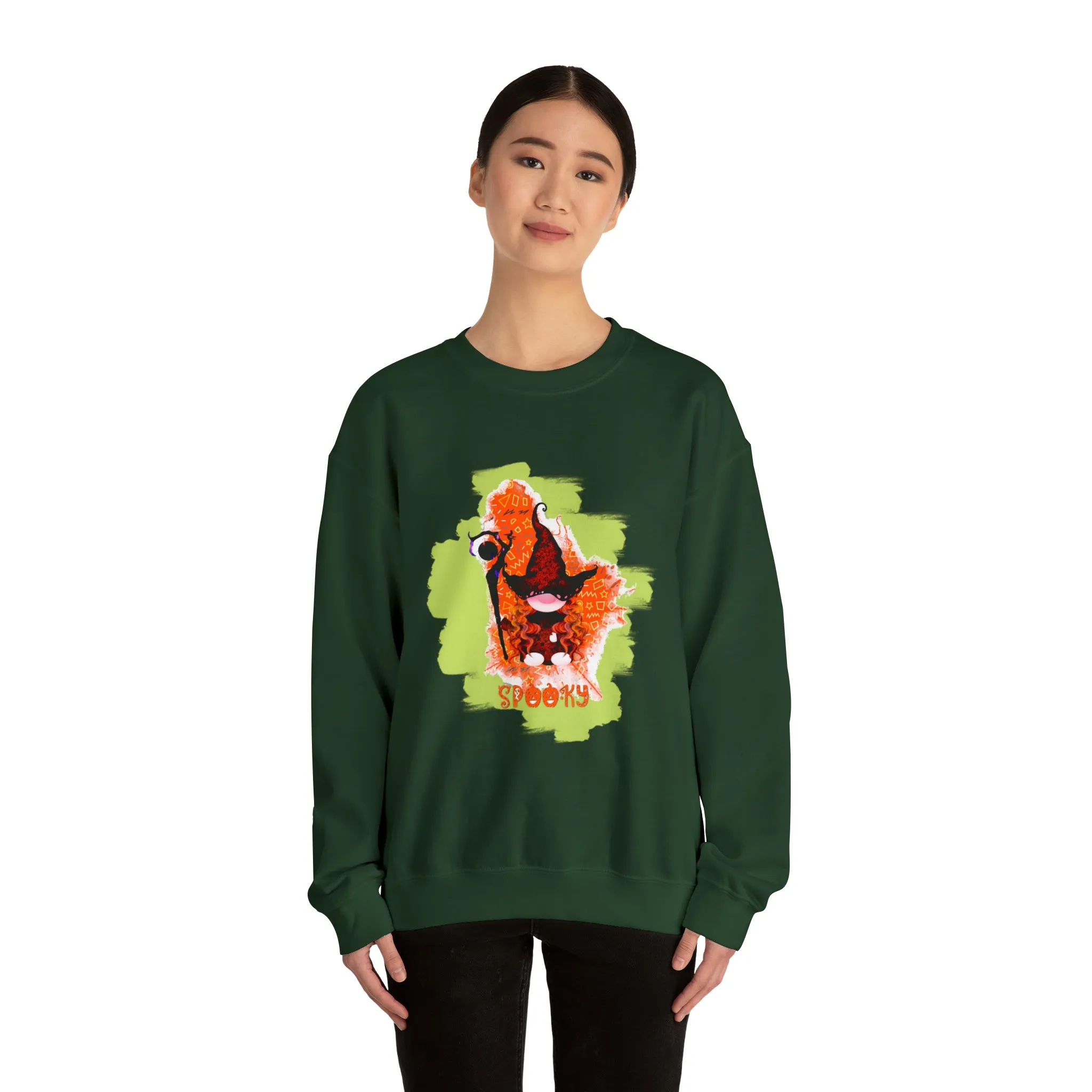 Gnome witch Unisex Heavy Blend™ Crewneck Sweatshirt