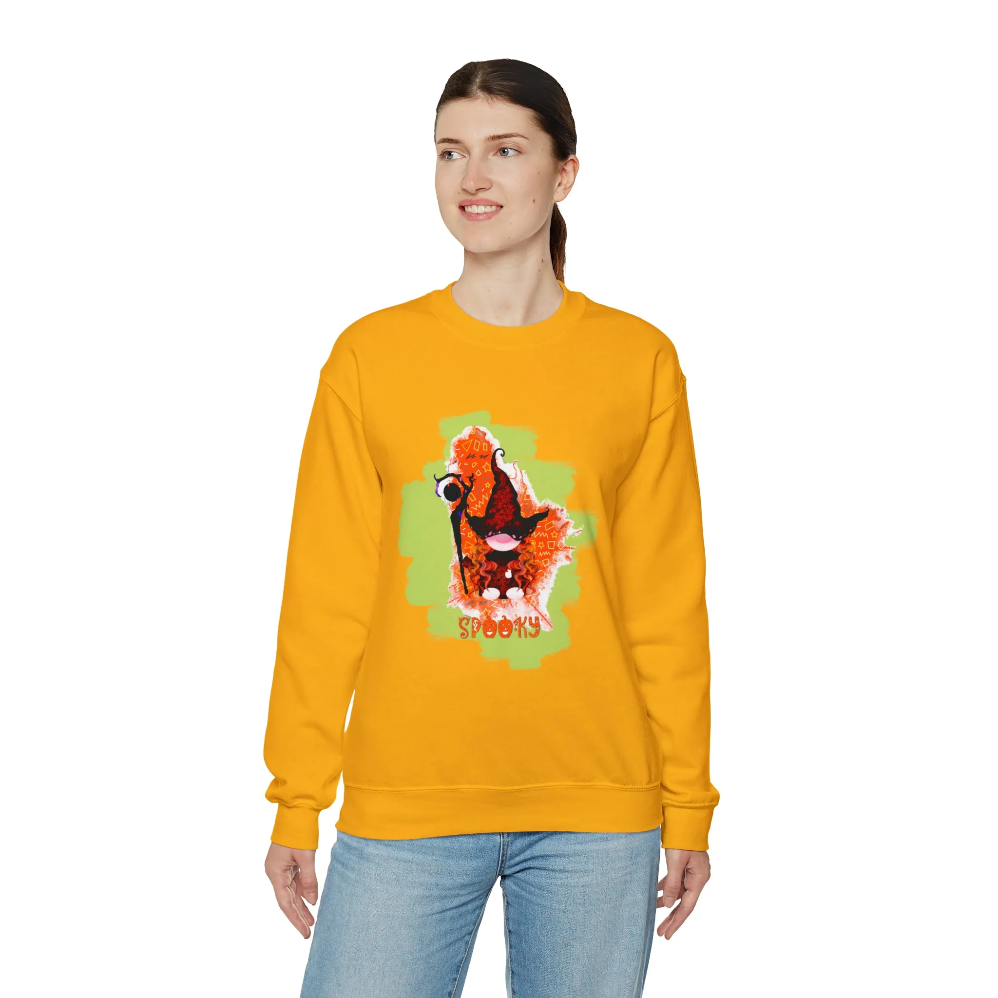 Gnome witch Unisex Heavy Blend™ Crewneck Sweatshirt