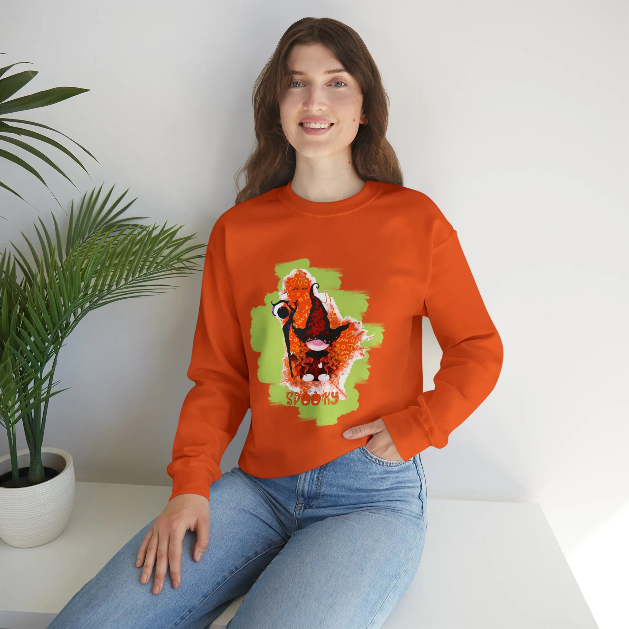 Gnome witch Unisex Heavy Blend™ Crewneck Sweatshirt