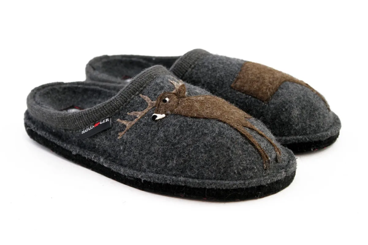 Haflinger AR Deer Women's Wool Slipper