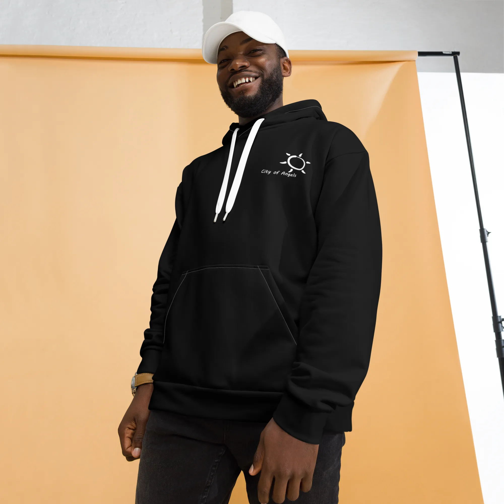 Men's Culture Theme And Quote Drop Shoulder Hoodie