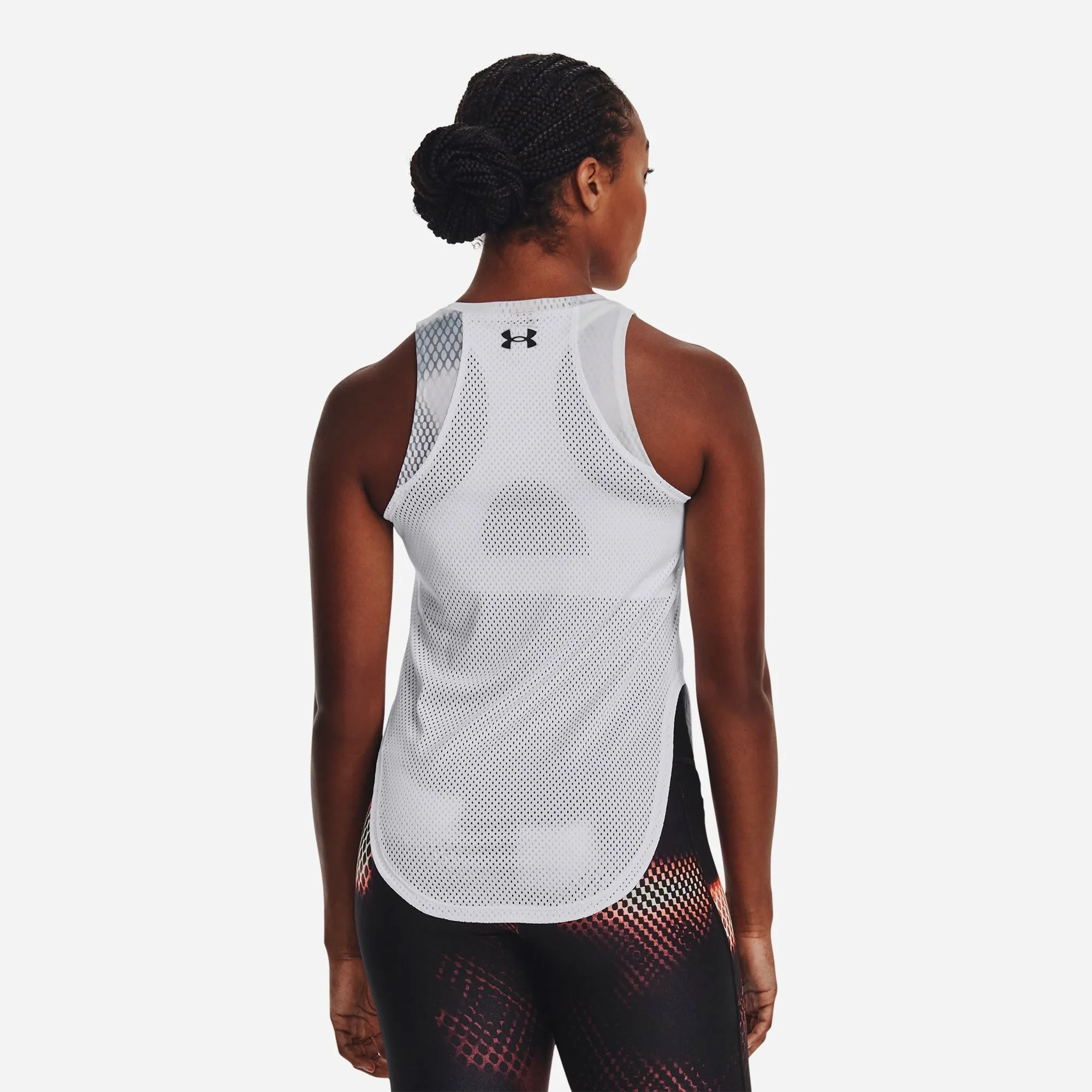 Áo Ba Lỗ Nữ Under Armour Mesh - Xám