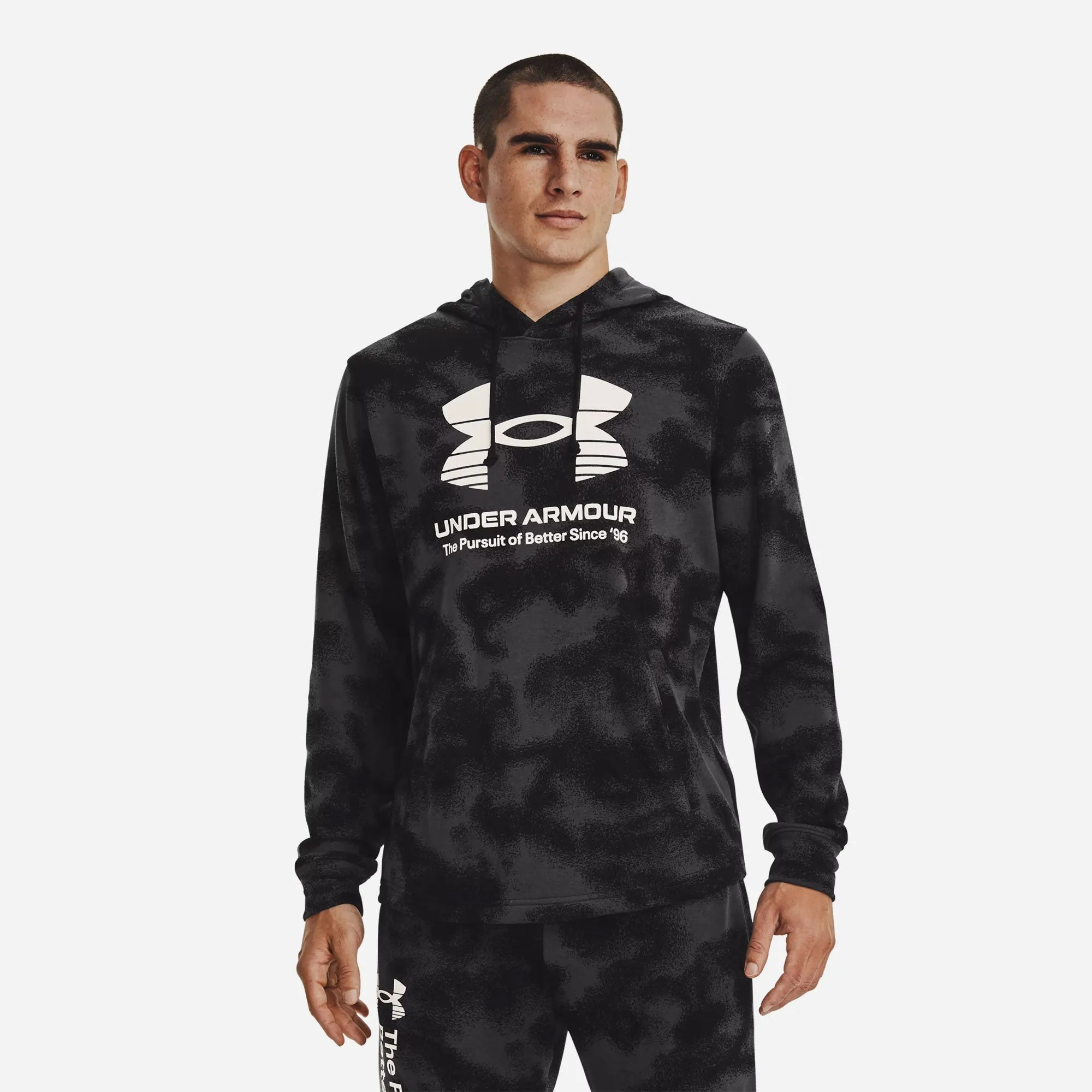 Áo Hoodie Under Armour Rival Terry Novelty Hd Training - Đen