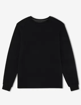 Smith Long Sleeve Waffle - Black