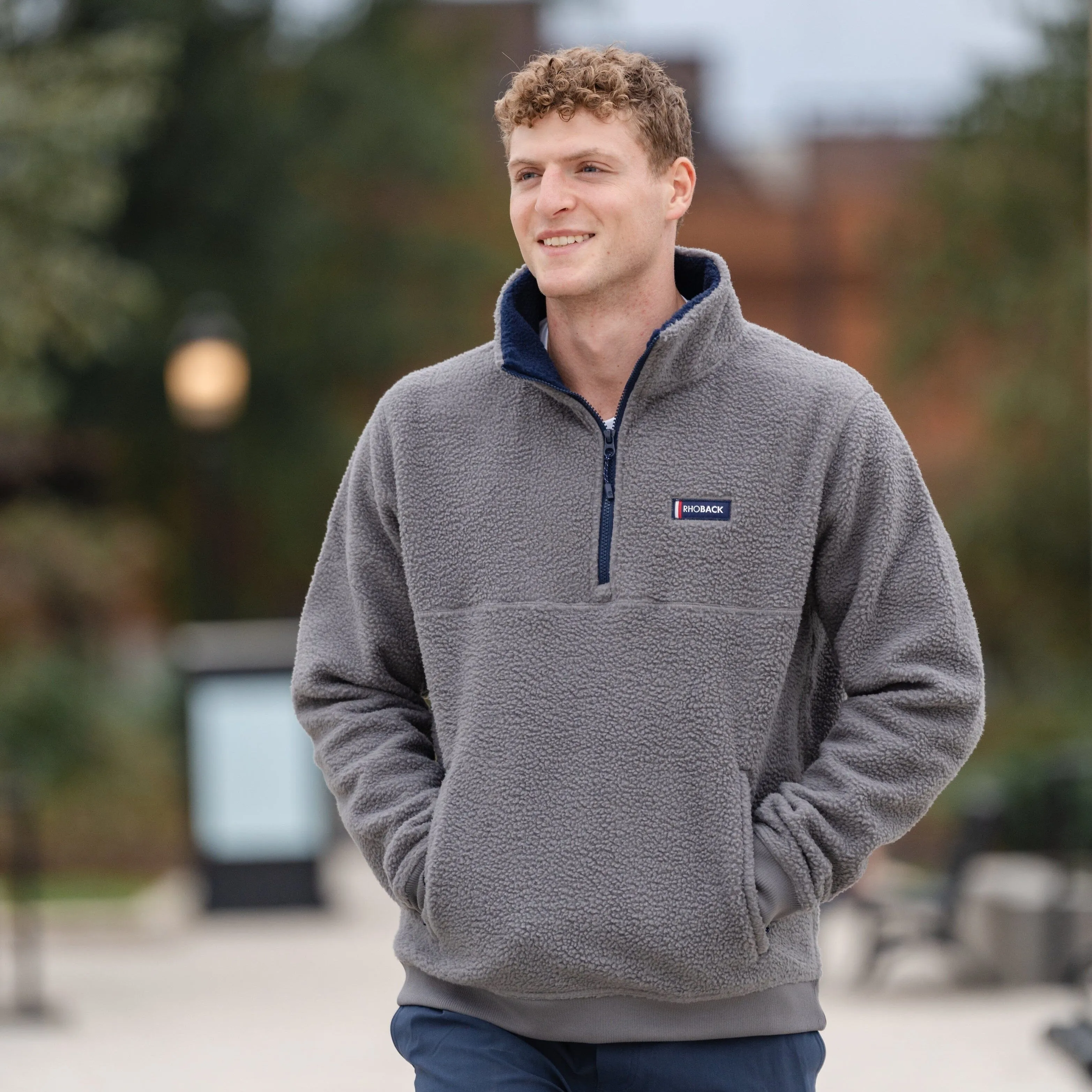 Summit Fleece Pullover | Solid - Boulder Grey