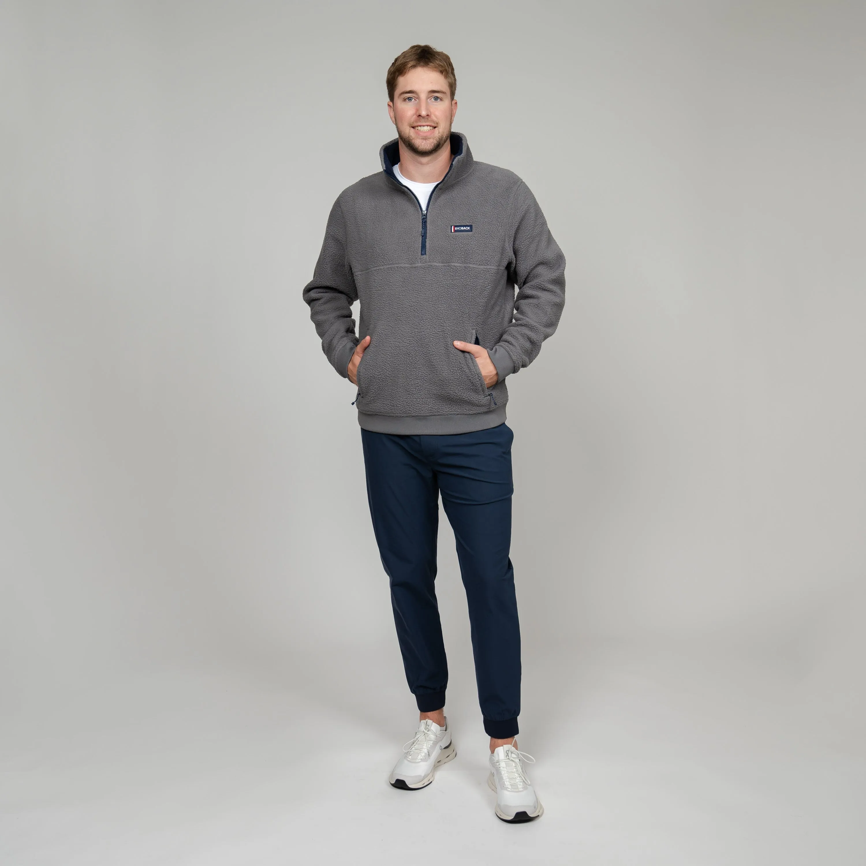 Summit Fleece Pullover | Solid - Boulder Grey