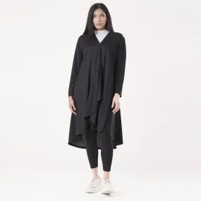 Tf-Black Modest Activewear Cover Up