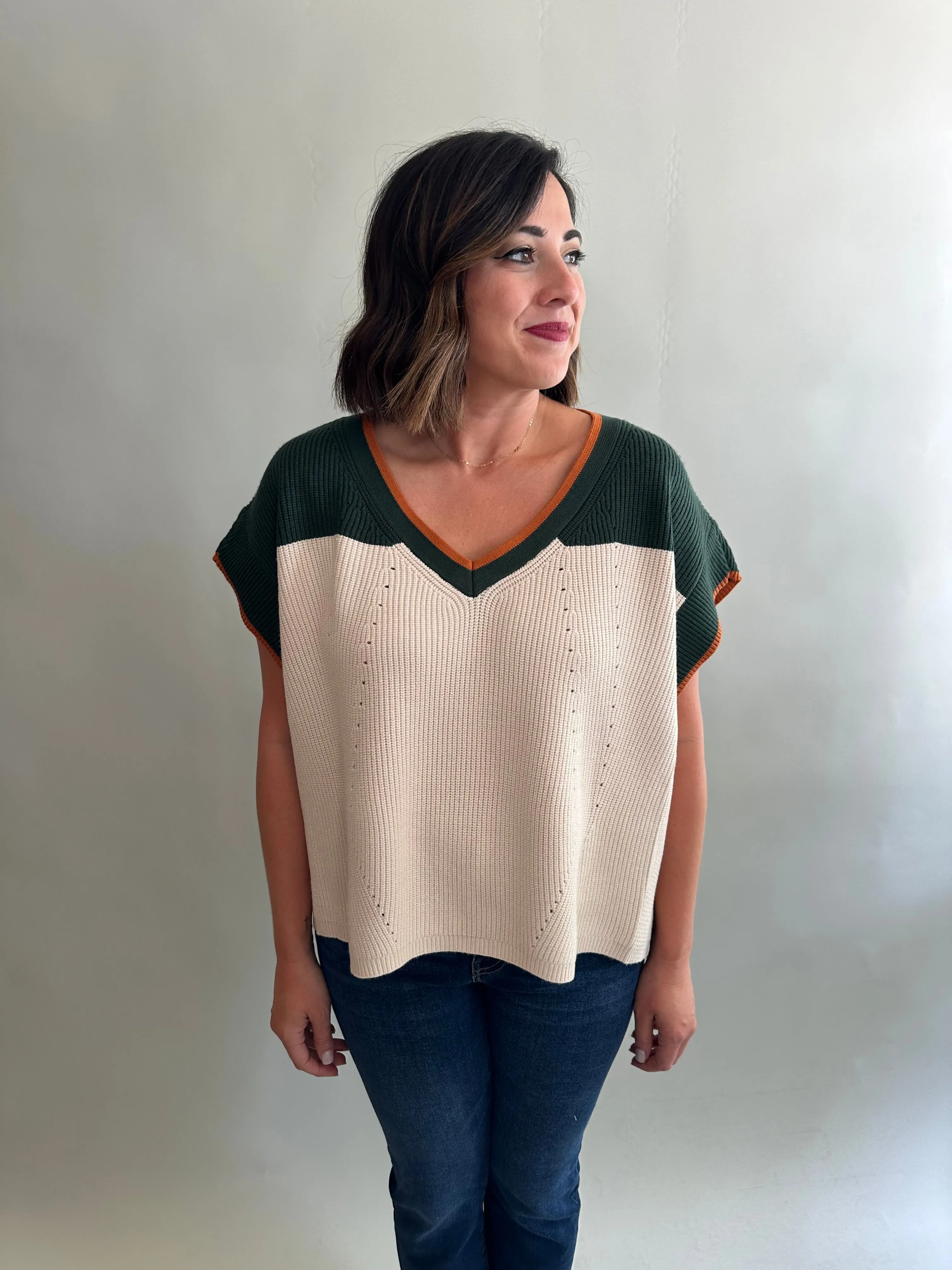 The Russell Retro Sweater Top