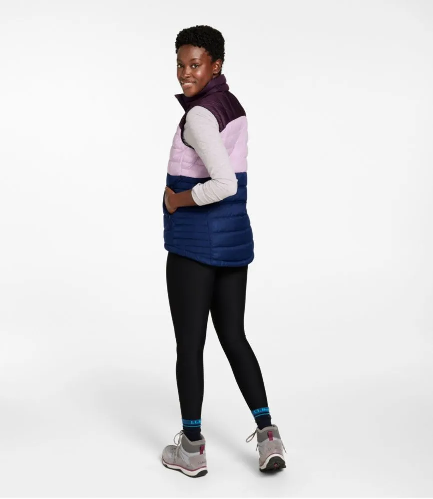 Women's Bean's Down Vest, Colorblock