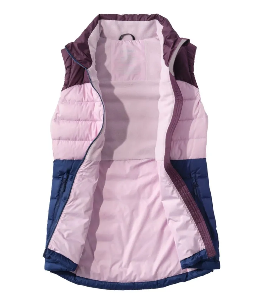 Women's Bean's Down Vest, Colorblock