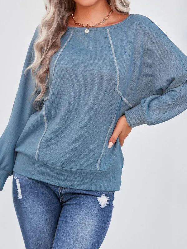 Women's Eco-Fleece Stitching Detail Sweatshirt